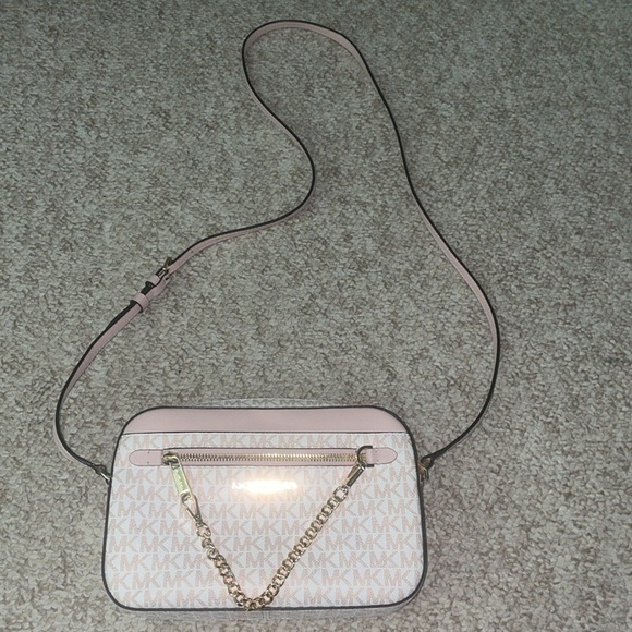 Michael Kors Jet Set Large Logo Crossbody Bag - Picture 5 of 10